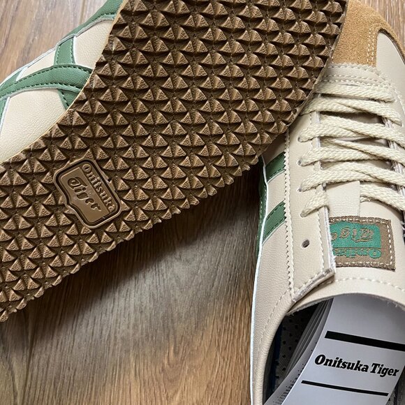 Onitsuka Tiger by Asics Beige and Olive Sneakers - Picture 5 of 6